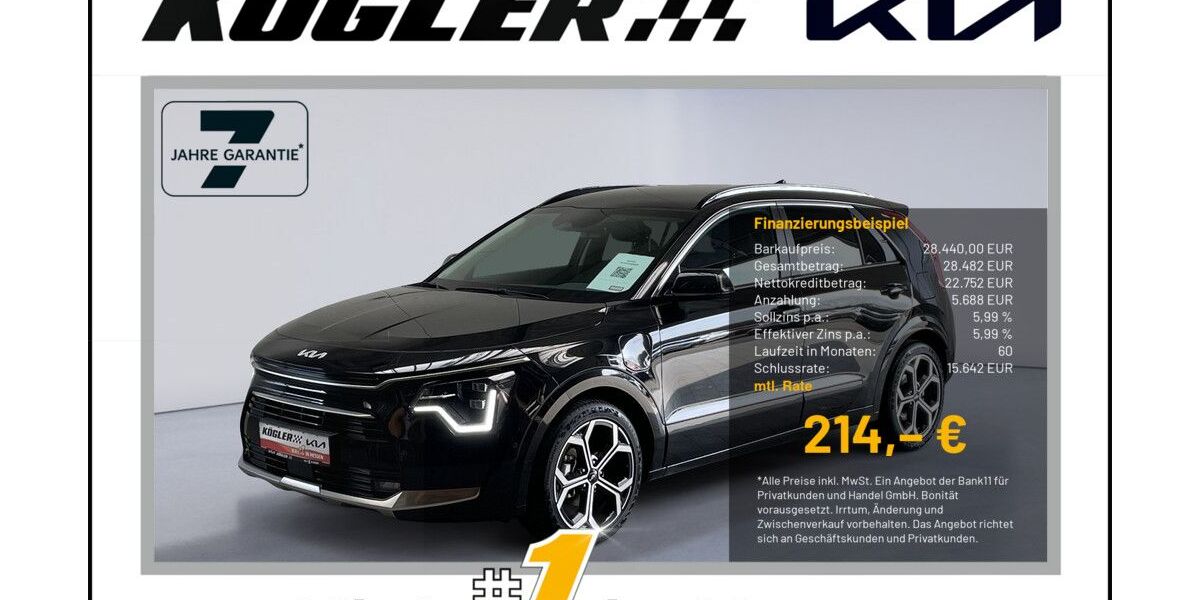 Kia Niro 10.630 km 28.440 &euro; Rosbach | Frankfurt Nord 61191
