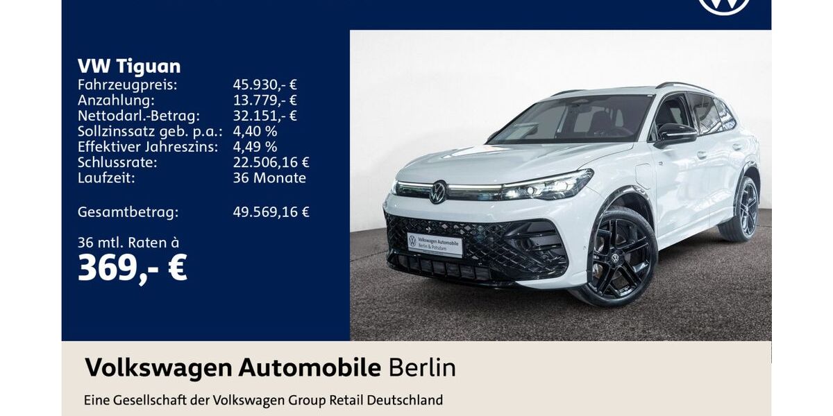 VW Tiguan 31.957 km 45.930 &euro; Berlin 10587