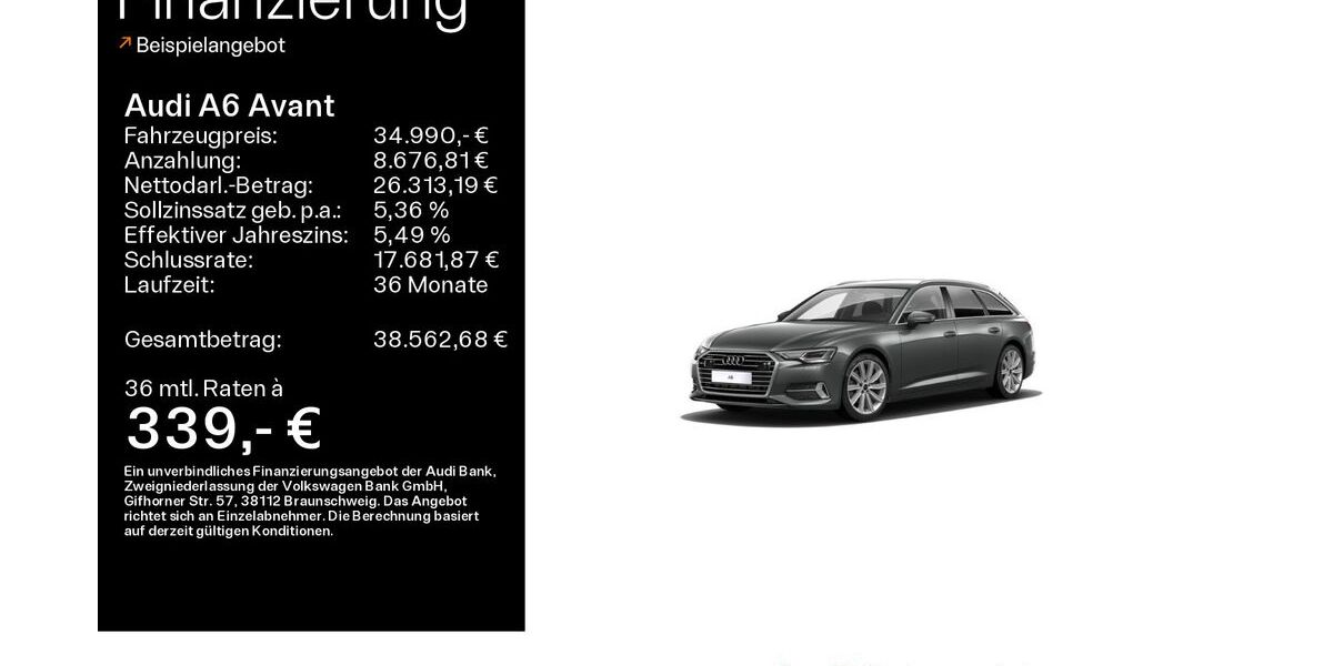 Audi A6 61.290 km 34.990 &euro; Haßfurt 97437
