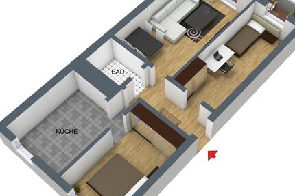 Wohnung Havelberg - 3 Zimmer, 68 m&sup2;, 419&euro; | Angebot:25569018