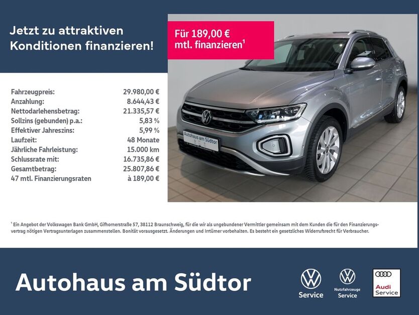 VW T-Roc 29.913 km 29.980 € Rietberg 33397