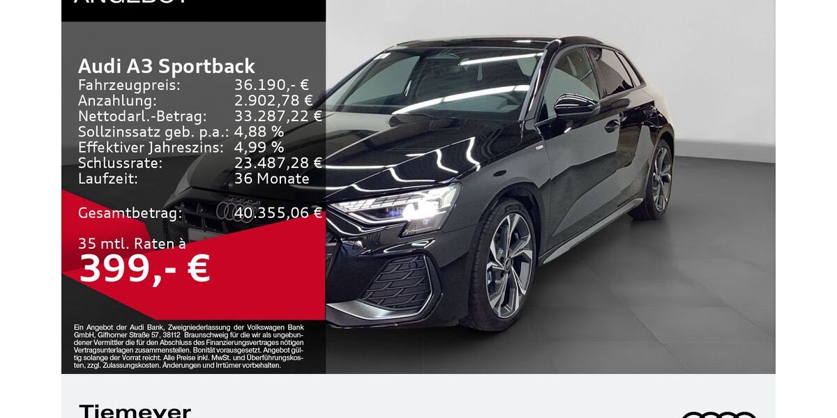 Audi A3 5.014 km 35.730 &euro; Bochum 44809