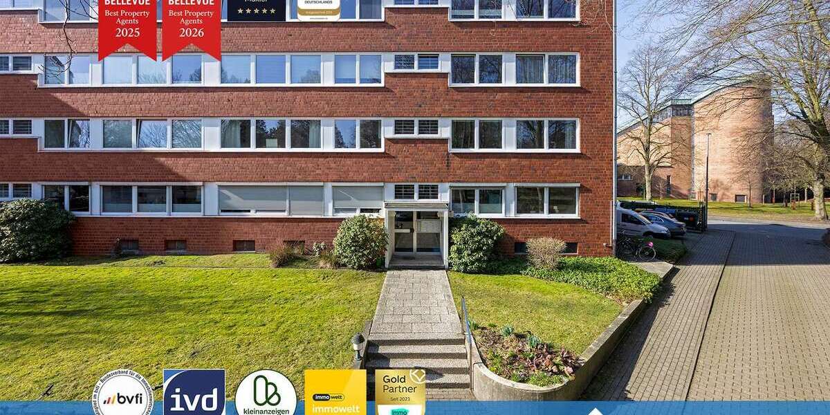 Etagenwohnung Münster Mitte-Süd - 3 Zimmer, 82 m&sup2;, 349.000&euro; | Angebot:25939597