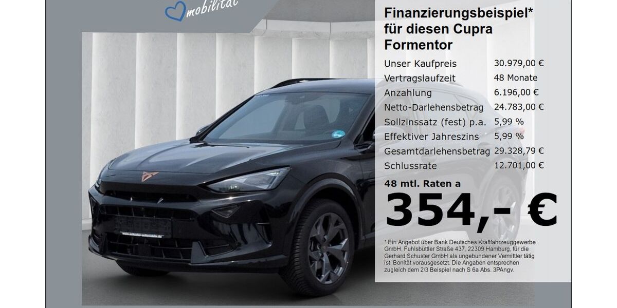 Cupra Formentor 23.983 km 30.479 &euro; Ruhstorf 94099