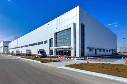 *GEWERBEHALLE* Produktionshalle mit Showroom & einem vermietetem Wohngebäude Grundstück 4.369 m² zimmer