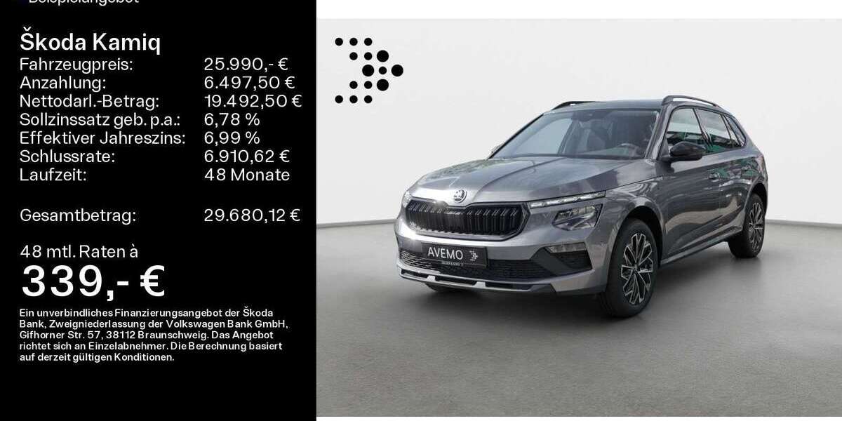 Skoda Kamiq 4.000 km 25.990 &euro; Schweinfurt 97424