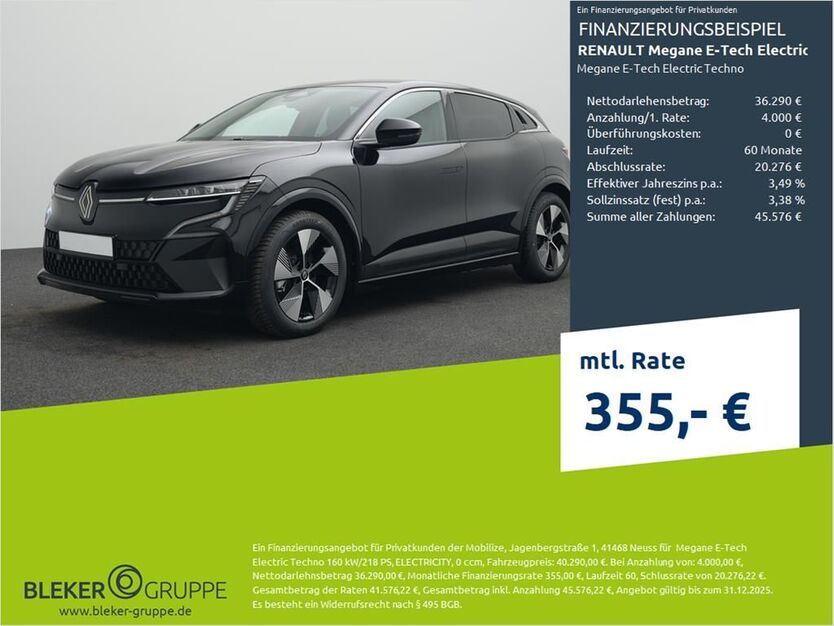 Renault Megane 1.500 km 40.290 € Münster - Amelsbüren 48163
