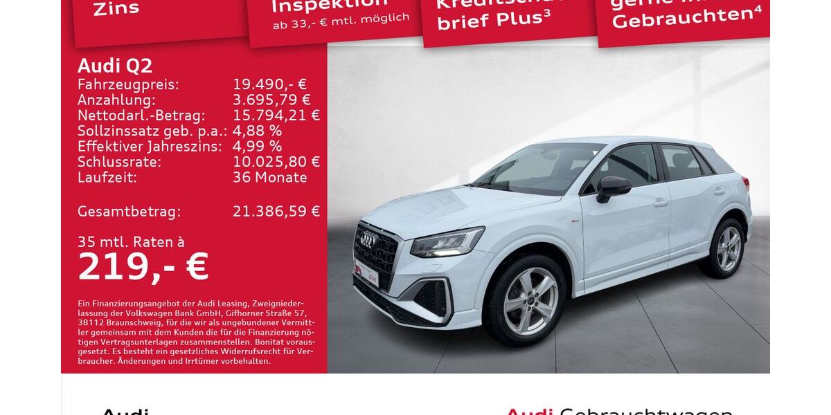 Audi Q2 90.806 km 18.990 &euro; Dresden 01067