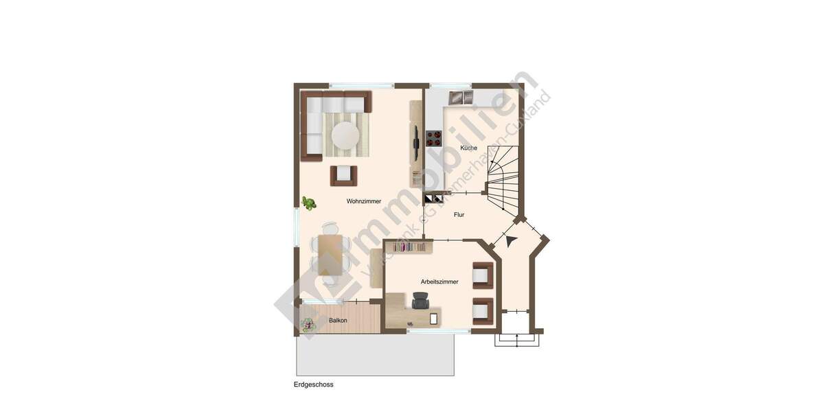 Reihenendhaus Zeven - 5 Zimmer, 95 m&sup2;, 279.000&euro; | Angebot:25815266