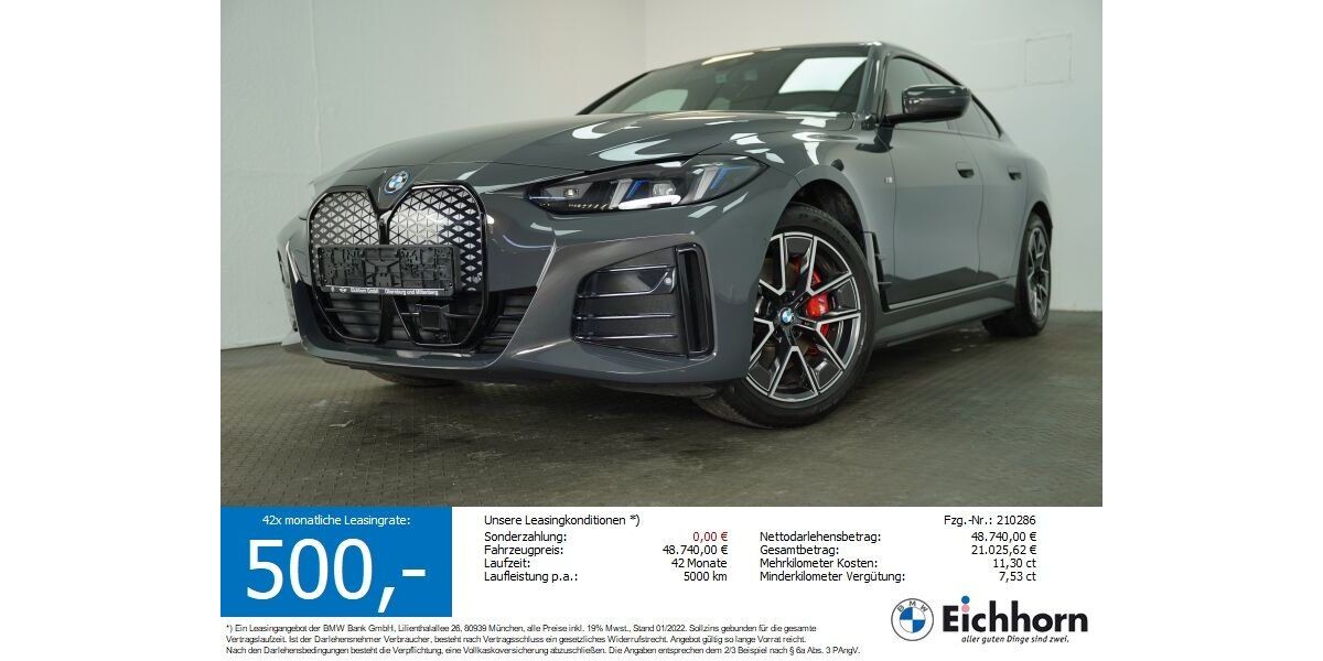 BMW i4 10.676 km 48.350 &euro; Miltenberg 63897