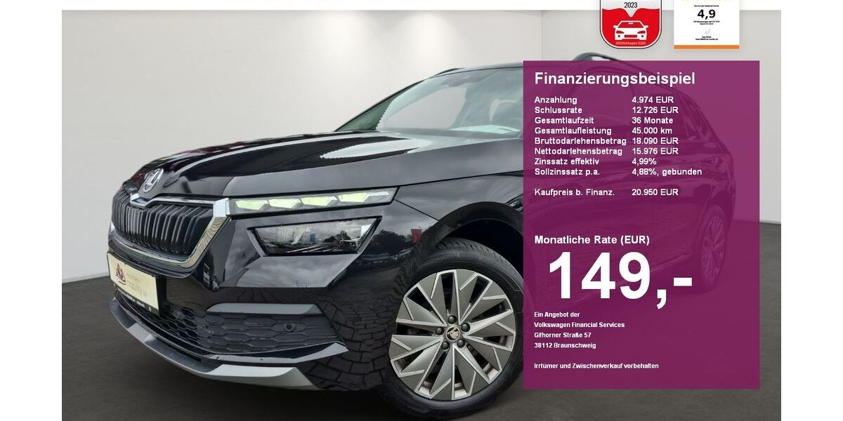 Skoda Kamiq 38.400 km 20.950 &euro; Albbruck 79774