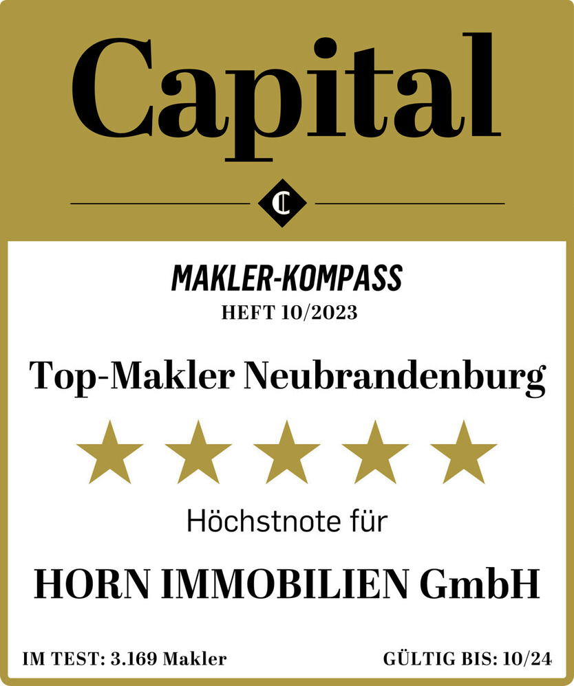 HORN IMMOBILIEN++ Neubrandenburg, tolles Architektenhaus mit 5 Zimmern, EBK, Keller und Carport 5 zimmer