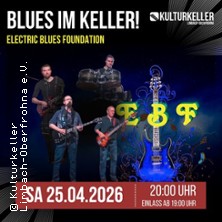 Electric Blues Foundation 25.04.2026 Kulturkeller Limbach-Oberfrohna