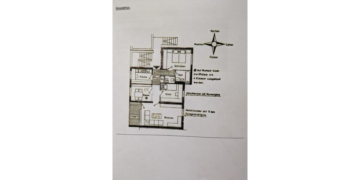 Etagenwohnung Bamberg Gereuth - 3.5 Zimmer, 76 m&sup2;, 299.000&euro; | Angebot:27113865