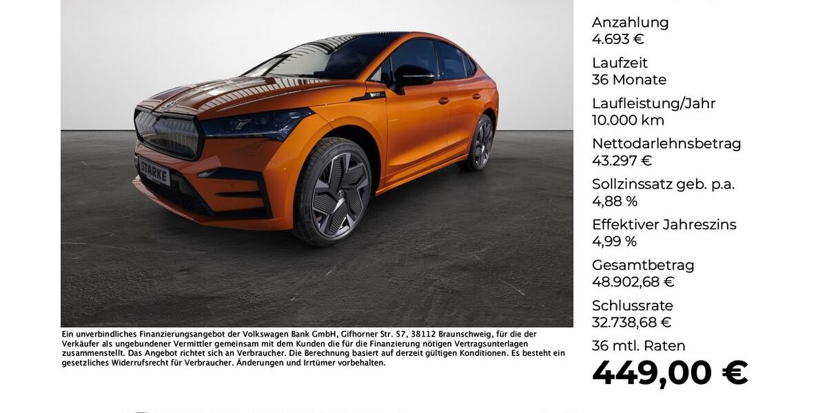 Skoda Enyaq 7.138 km 47.990 &euro; Georgsmarienhütte 49124