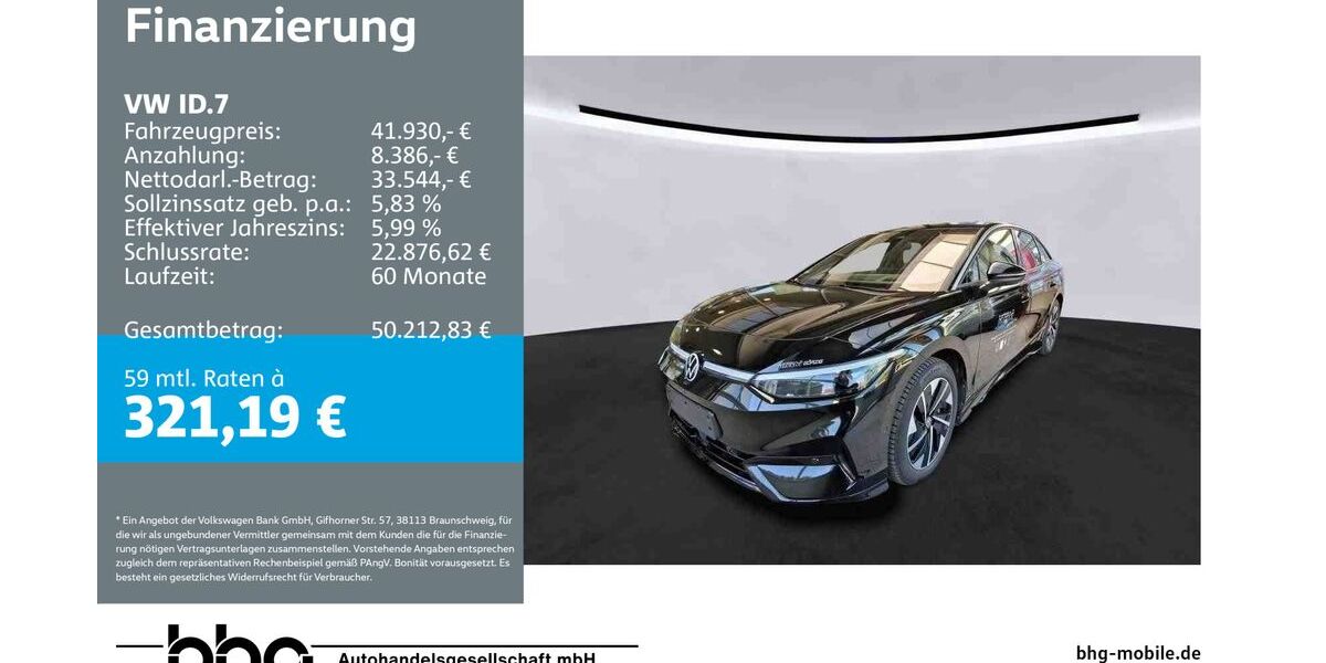 VW ID.7 24.063 km 41.230 &euro; Bühl 77815