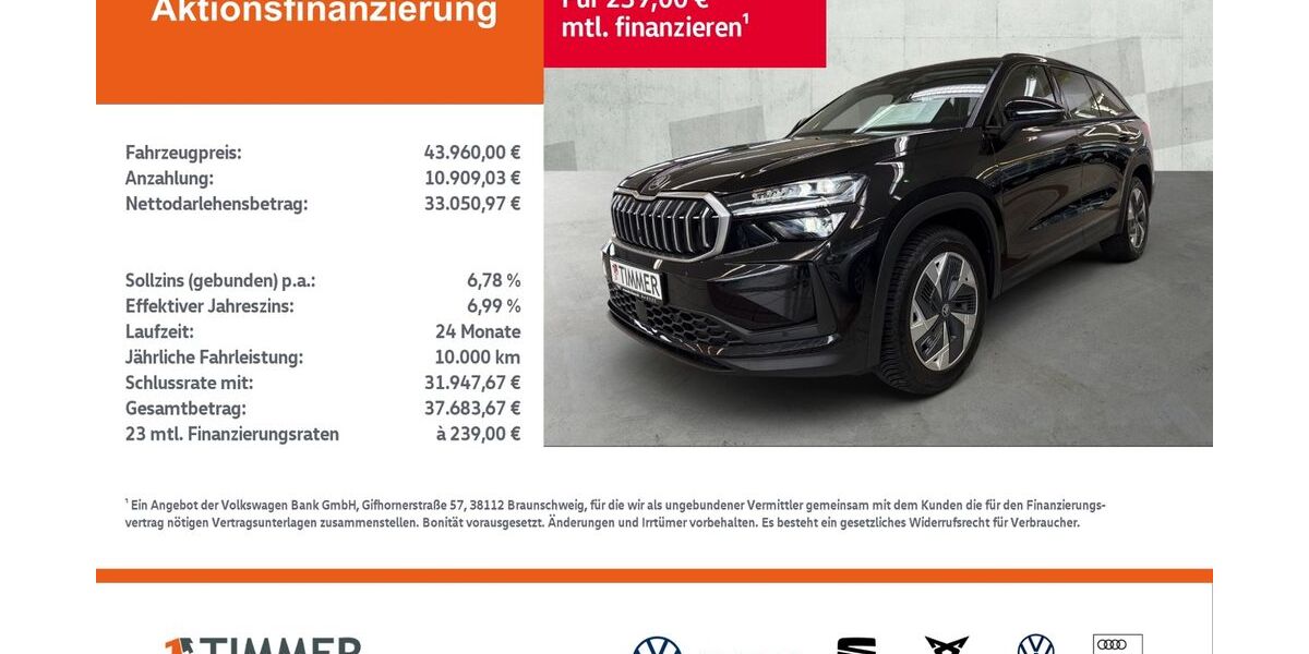 Skoda Kodiaq 29.082 km 43.960 &euro; Dülmen 48249