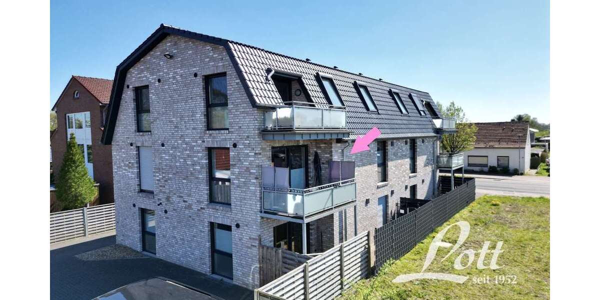 Etagenwohnung Apen / Augustfehn Augustfehn - 3 Zimmer, 68 m&sup2;, 710&euro; | Angebot:26310052