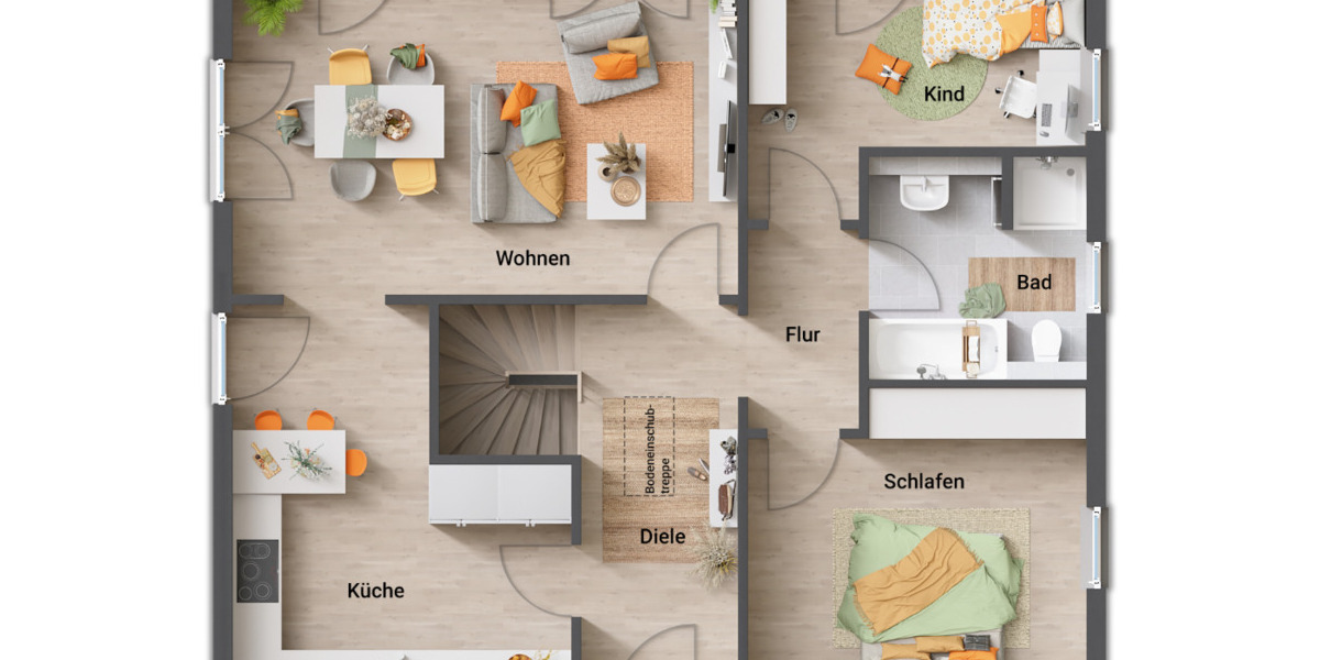 Bungalow Sontra Wichmannshausen - 4 Zimmer, 90 m&sup2;, 212.950&euro; | Angebot:25777614