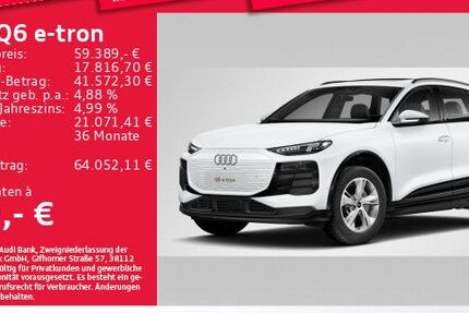 Audi Q6 e-tron 24.067 km 59.389 &euro; Eching 85386