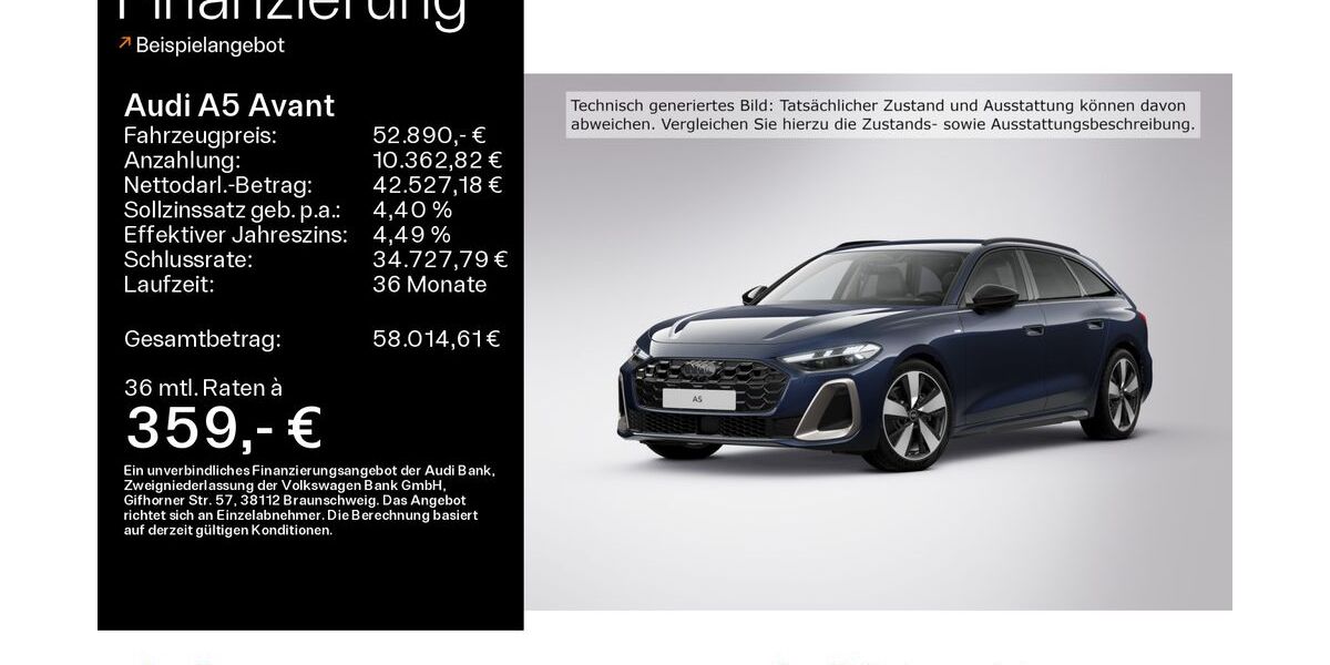 Audi A5 30.329 km 52.890 € Hofheim 65719