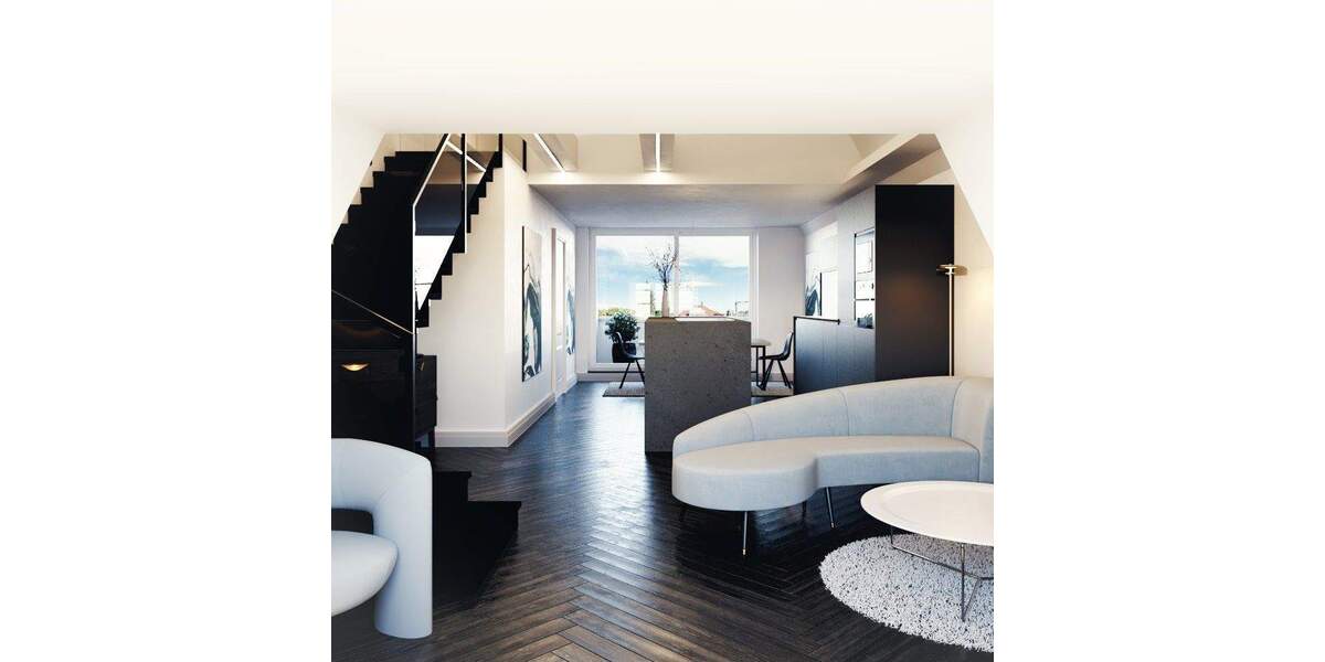 Traum-Maisonette mit Dachterrasse! + Erstbezug + Fußbodenhzg + 2 Bäder + Klima + EBK mit Kochinsel 3 zimmer