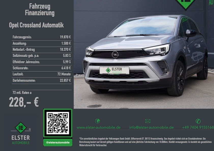 Opel Crossland (X) 19.412 km 19.870 &euro; Epfendorf 78736