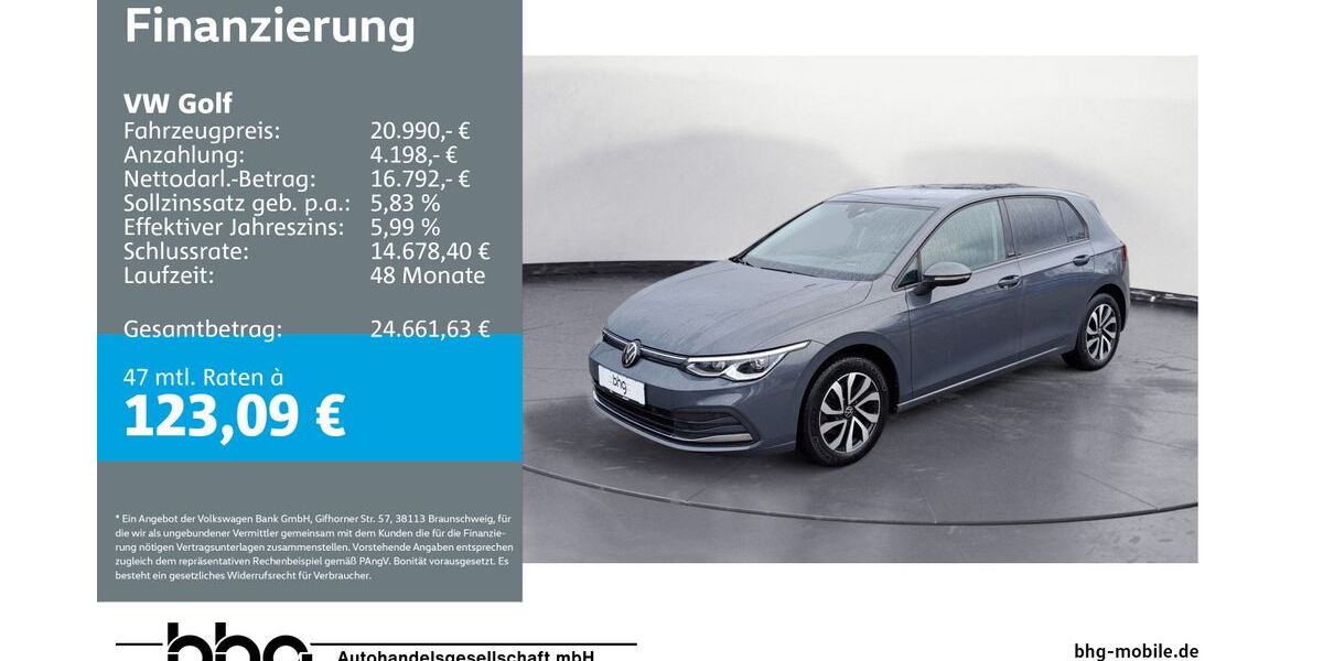 VW Golf 54.822 km 20.550 &euro; Durmersheim 76448