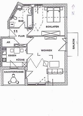 Etagenwohnung Pfarrkirchen - 2 Zimmer, 72 m&sup2;, 545&euro; | Angebot:26117661