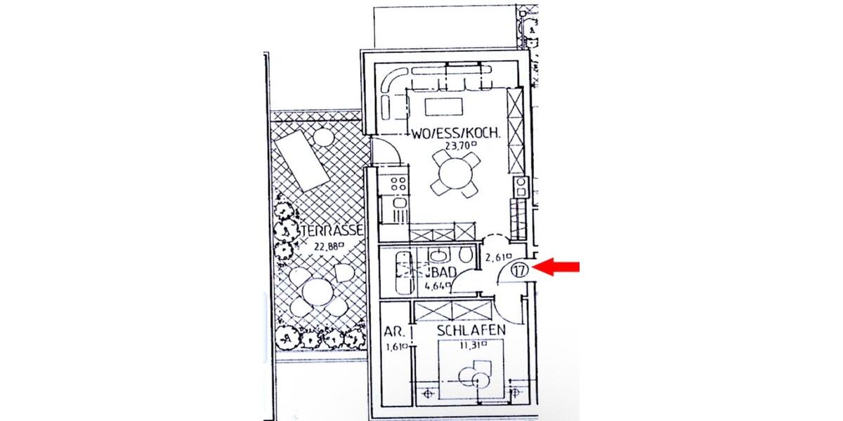 Dachgeschoßwohnung Biessenhofen - 2 Zimmer, 53 m&sup2;, 200.000&euro; | Angebot:26199150