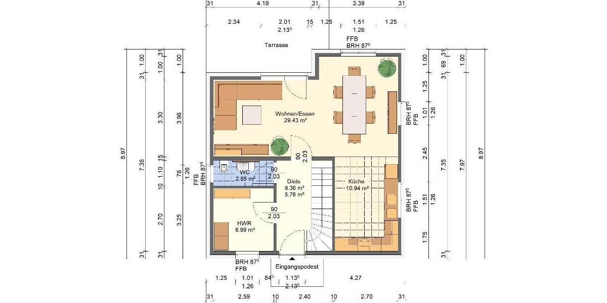 Einfamilienhaus Fehrbellin Zietenhorst - 4 Zimmer, 120 m&sup2;, 335.950&euro; | Angebot:25703236