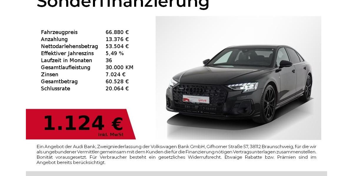 Audi A8 26.285 km 66.880 &euro; Nürnberg 90441