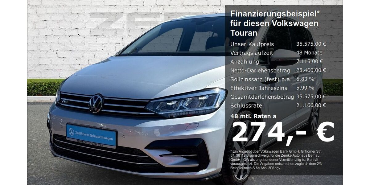 VW Touran 16.862 km 35.575 &euro; Bernau 16321