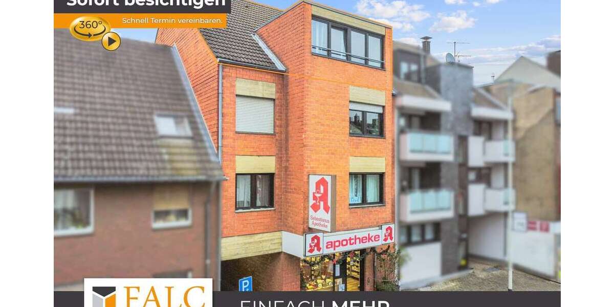 Etagenwohnung Frechen - 2 Zimmer, 59 m&sup2;, 229.000&euro; | Angebot:25522854