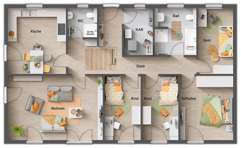 Bungalow Stadtilm - 5 Zimmer, 130 m&sup2;, 367.759&euro; | Angebot:25748894