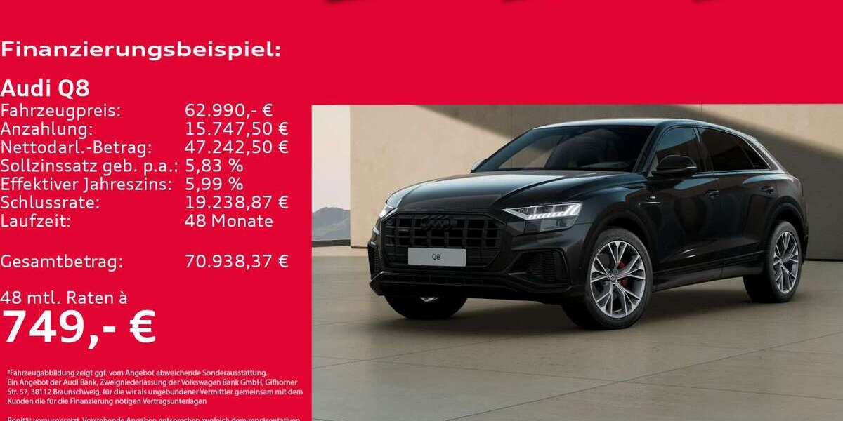 Audi Q8 32.489 km 62.990 &euro; Hannover 30179
