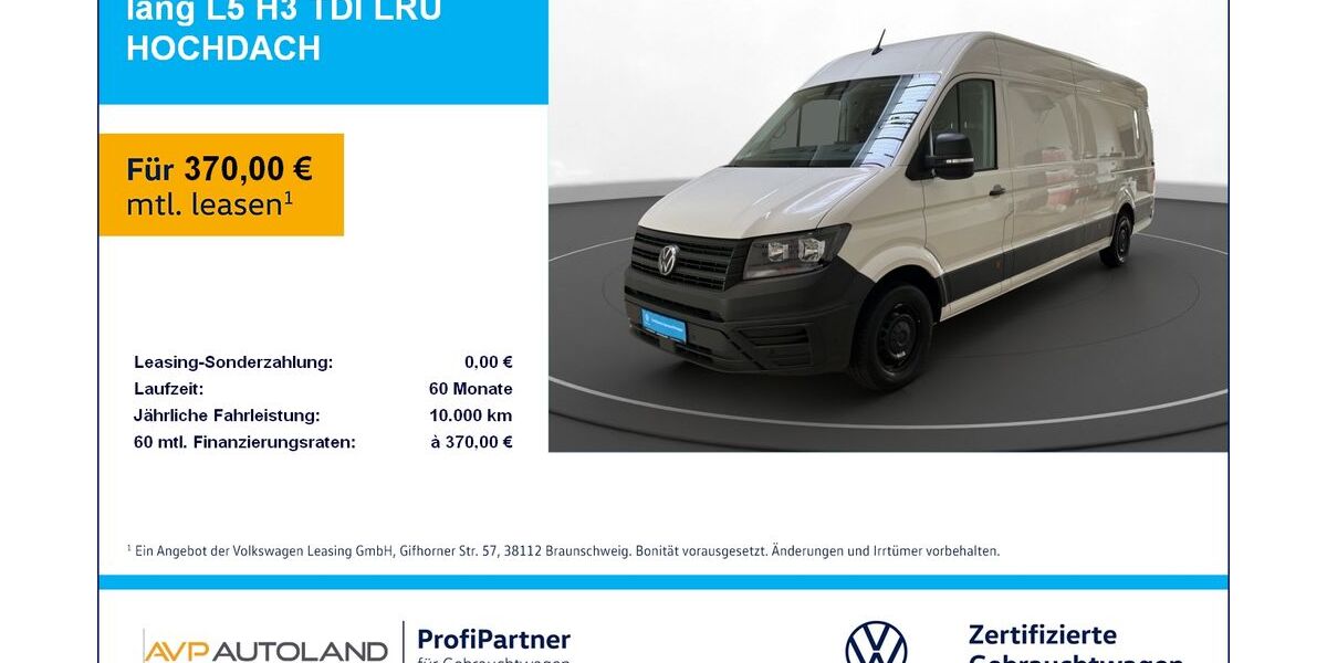 VW Crafter 17.798 km 35.870 &euro; Plattling 94447