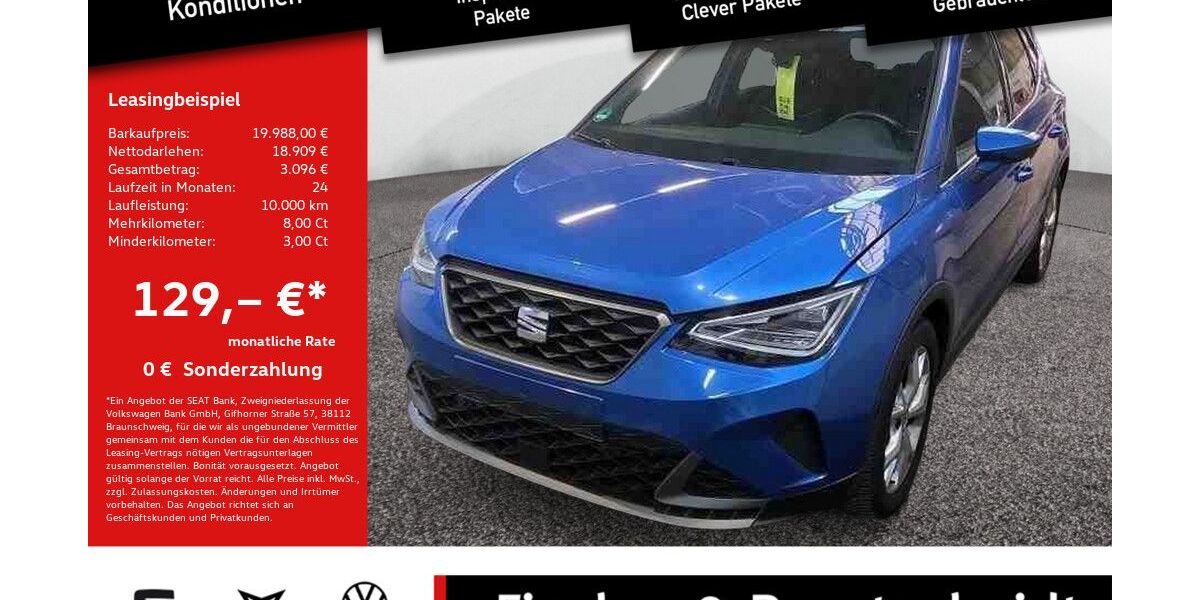 Seat Arona 6.951 km 19.988 &euro; Lohmar 53797