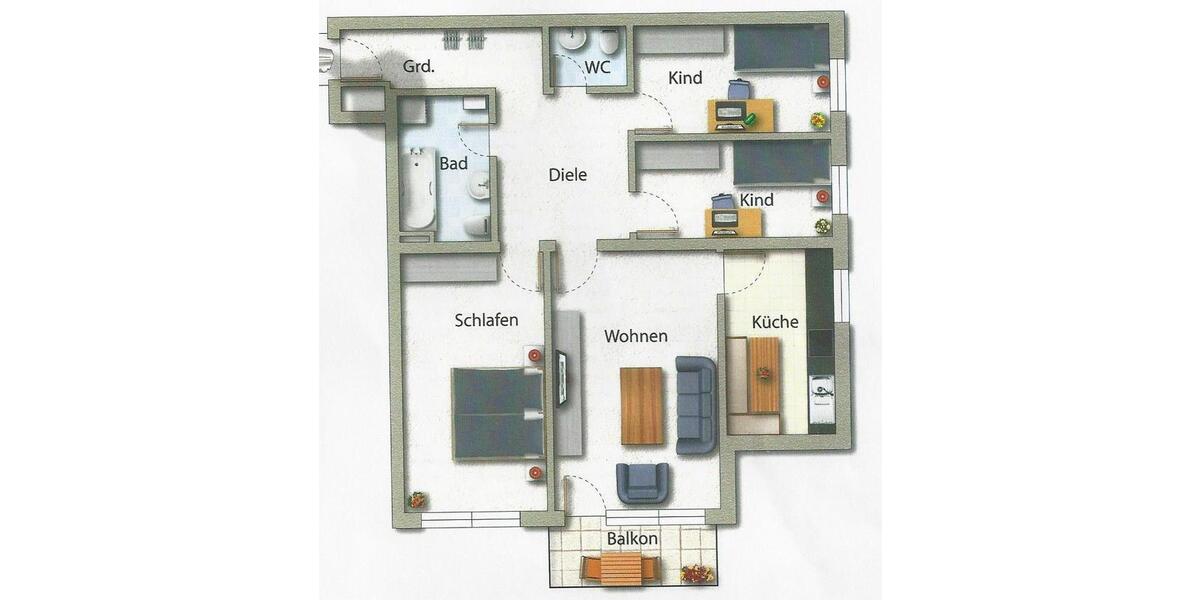 Etagenwohnung Deggendorf - 4 Zimmer, 110 m&sup2;, 418.000&euro; | Angebot:25757368