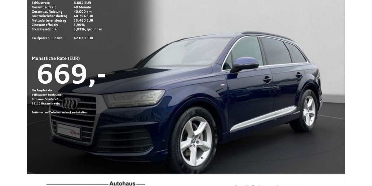 Audi Q7 68.055 km 41.380 &euro; Ravensburg 88214