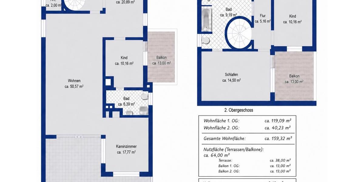 Maisonettenwohnung Eislingen (Fils) - 5.5 Zimmer, 161 m&sup2;, 495.000&euro; | Angebot:26757849