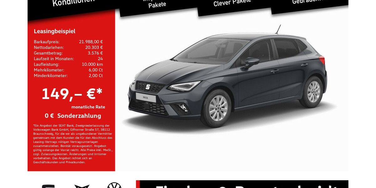 Seat Ibiza 19.384 km 21.988 &euro; Lohmar 53797