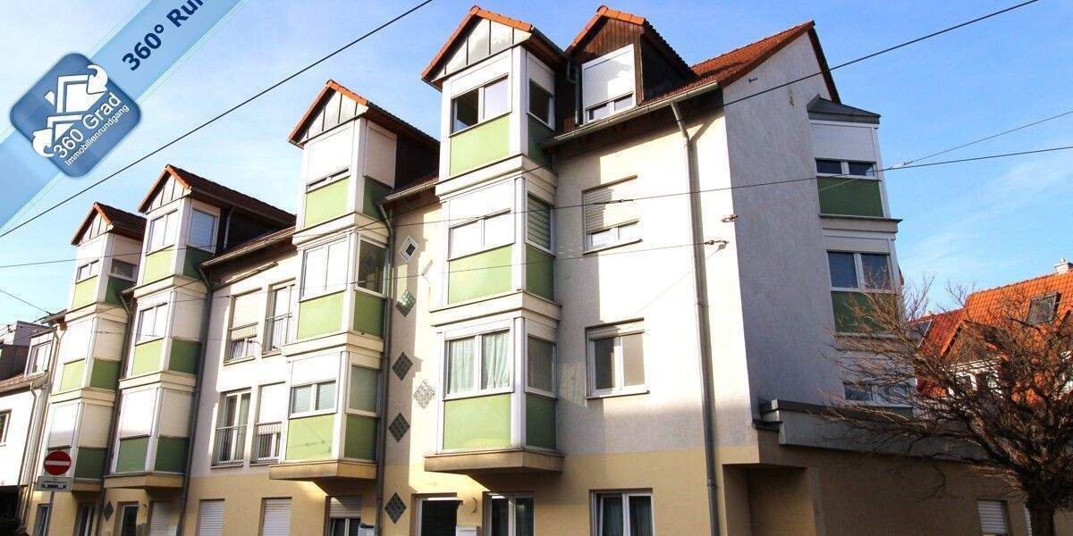 Etagenwohnung Nürnberg St Johannis - 2 Zimmer, 58 m&sup2;, 199.000&euro; | Angebot:25628010