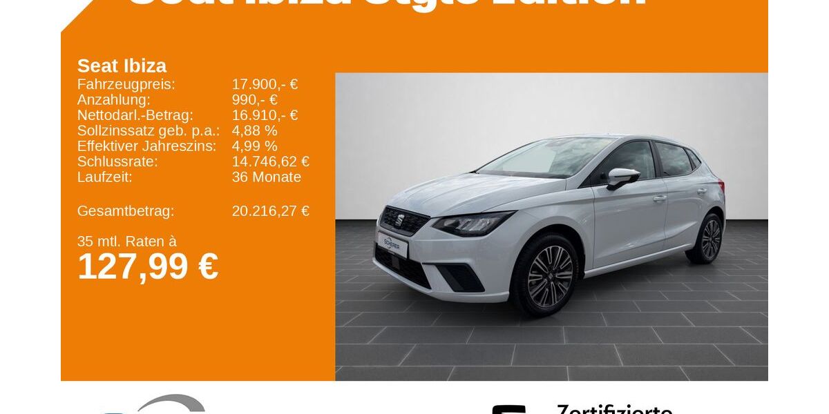Seat Ibiza 9.900 km 17.900 &euro; Neustadt a.d. Weinstraße 67433