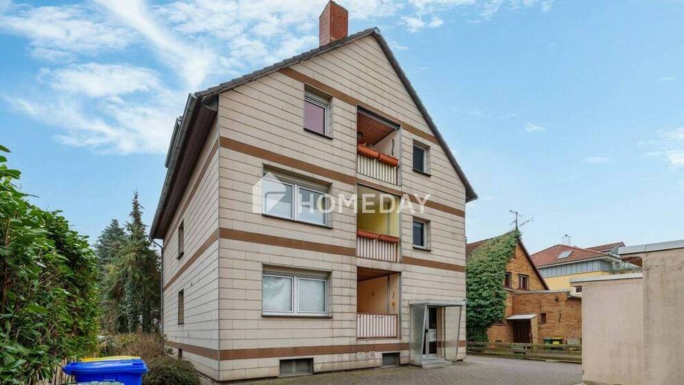 Attraktive 3-Zimmer-Erdgeschoßwohnung - solide vermietet mit Loggia, Garage und Gartennutzung