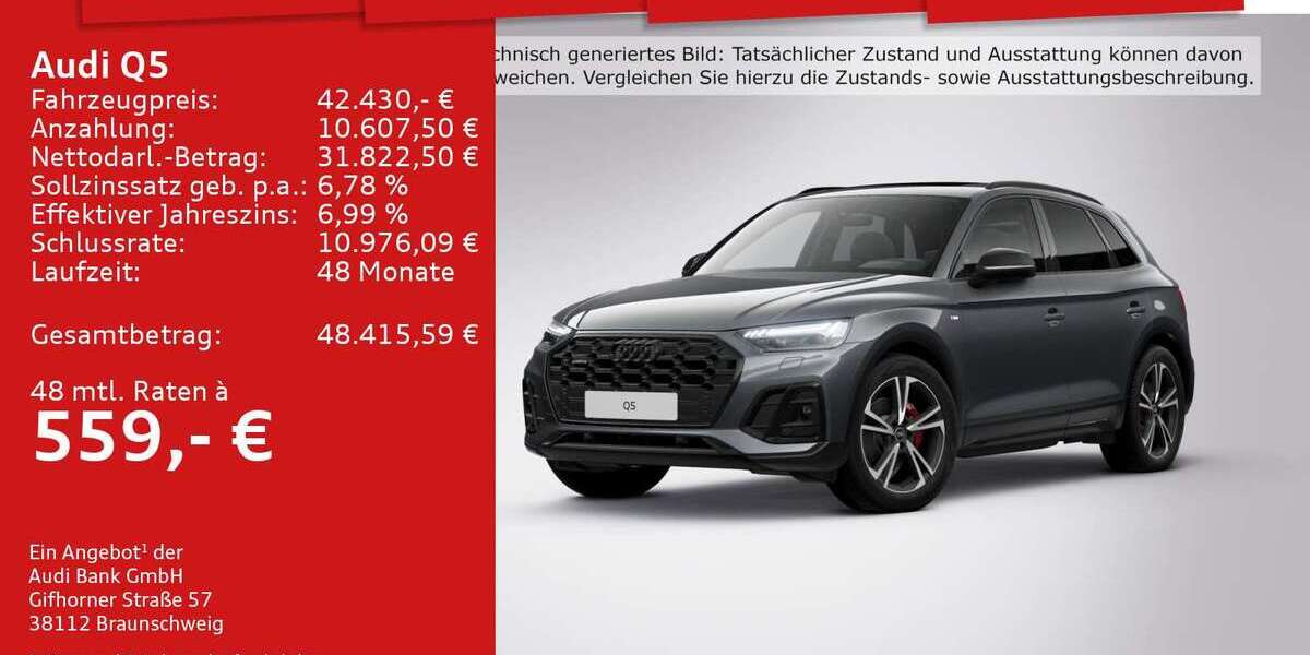 Audi Q5 74.787 km 42.430 € Mosbach 74821