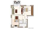 Etagenwohnung Aurich Innenstadt - 2 Zimmer, 58 m&sup2;, 349.000&euro; | Angebot:26858546