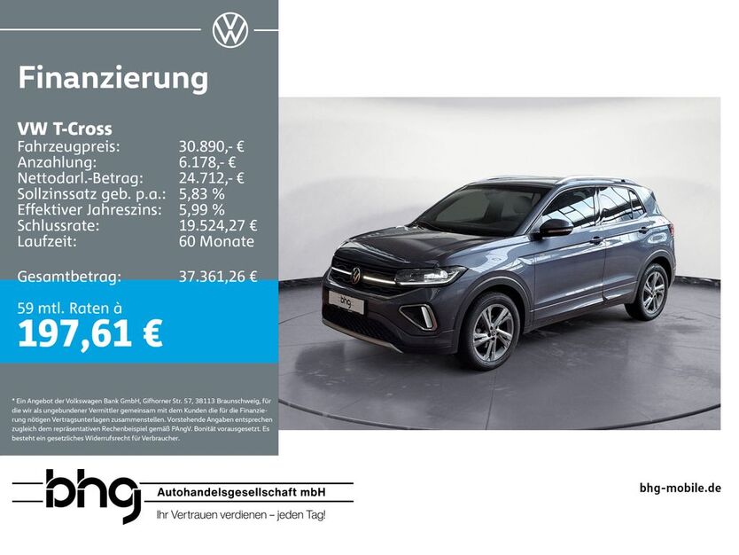 VW T-Cross 6.051 km 30.390 € Ettlingen 76275