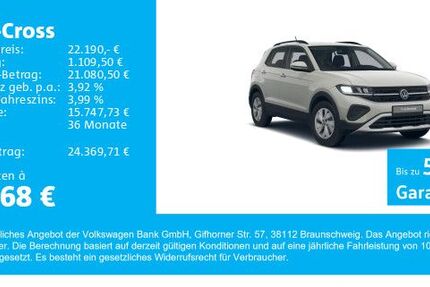 VW T-Cross 4.915 km 21.990 &euro; Gersthofen 86368