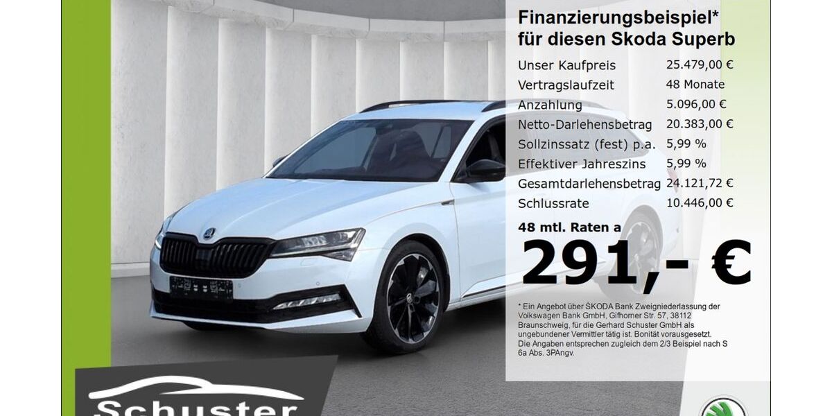 Skoda Superb 107.014 km 25.479 &euro; Ruhstorf 94099